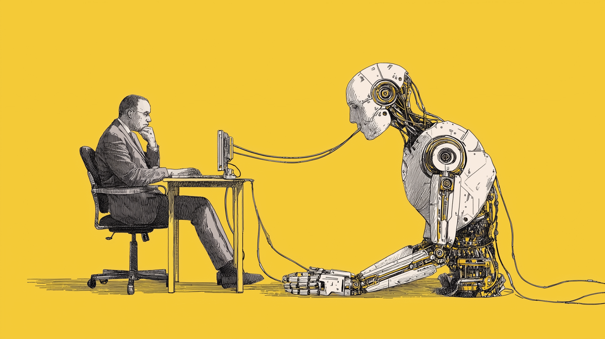 Sztuczna inteligencja pożera własny ogon. I nasze miejsca pracy